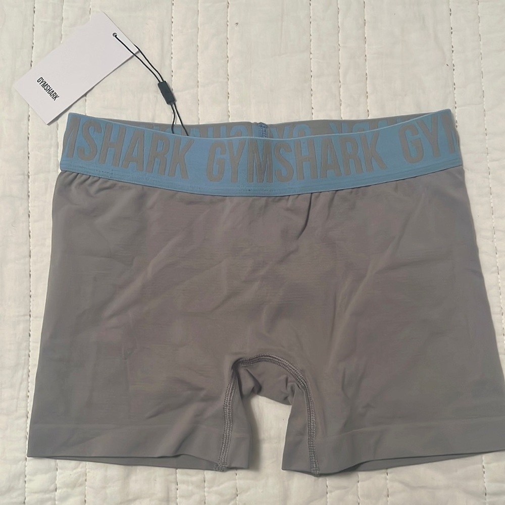 Fit Shorts- Smokey Grey/Powder Blue